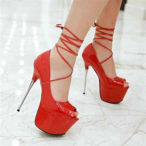 7colors Big Size 34 43 Women Pumps Sexy Red Bottom Open Toe High Heels