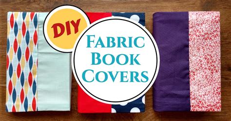 Diy Fabric Book Covers