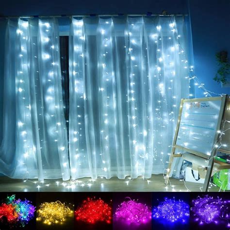 Led Curtain Fairy String Lights For Wedding Party Christmas Holidays