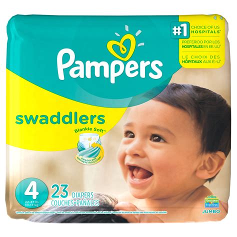Pampers Swaddlers Diapers Size 4 23 Count