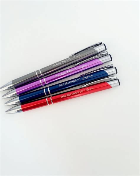 606 Laser Engraved Metal Pens