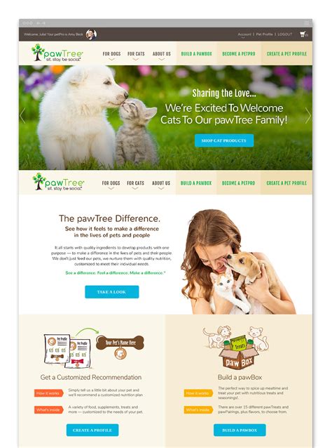 Maybe you would like to learn more about one of these? pawTree Pet Food Branding - Wynne-Jones Design