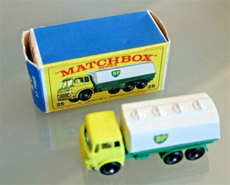 Lesney Matchbox Bedford Bptanker N°25 Original Box Ebay