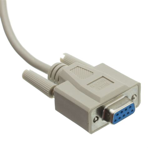 10ft Null Modem Cable Ul Db9 Female
