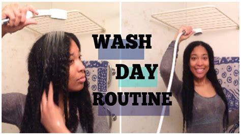 Best Natural Hair Wash Day Routine For Maximum Length Retention Youtube