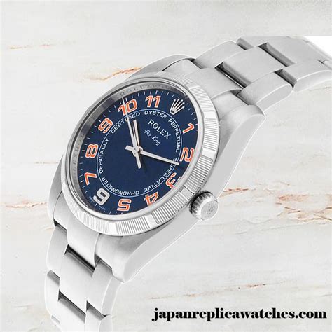 Japan ReplicaRolex Air King 114210BLAO Men S Rolex Calibre 2813