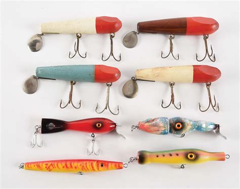 Lot Detail Lot Of 8 Various Striped Bass Fishing Lure