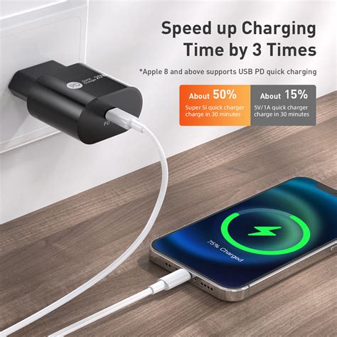 20w Fast Wall Charger Usb C Power Adapter Pd For Iphone 12 11 Xr 8 Pro