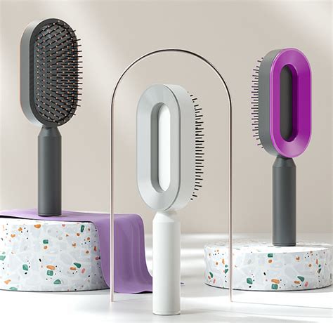 Self Cleaning Hair Brush Anti Static Hairbrush Relaxing And Smart Products