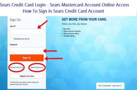 Mar 02, 2020 · how to register a new emerald card for online access the first step to register your h&r block emerald card is to visit the emerald card website. Sears Credit Card Login - Sears Mastercard Account Online ...