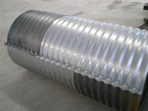 China Flanged Nestable Steel Pipe Assembled By Corrugated Plate China