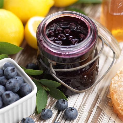 Lemon Honey Blueberry Jam Recipe Driscolls Recipe Blueberry Jam