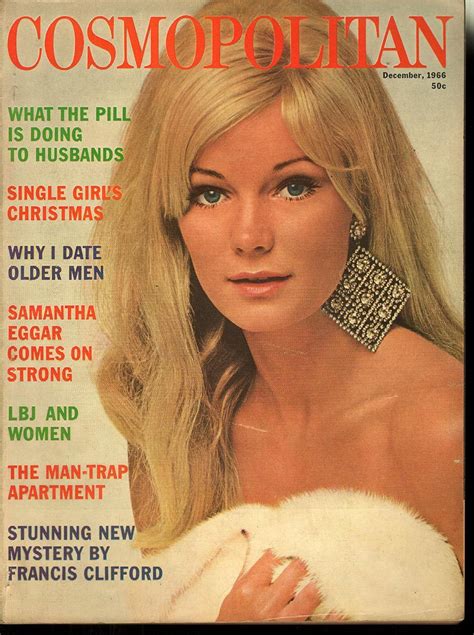 Cosmopolitan Magazine December 1966 Model Yvette Mimieux Patti Hansen Lauren Hutton Classic