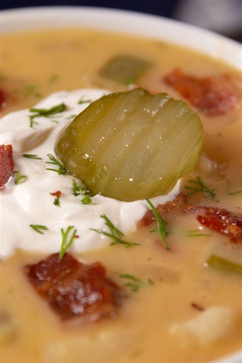 Best Loaded Dill Pickle Soup John Quinby Copy Me That