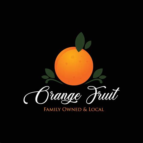 Orange Fruit Logo Design Vector 18891212 Vector Art At Vecteezy
