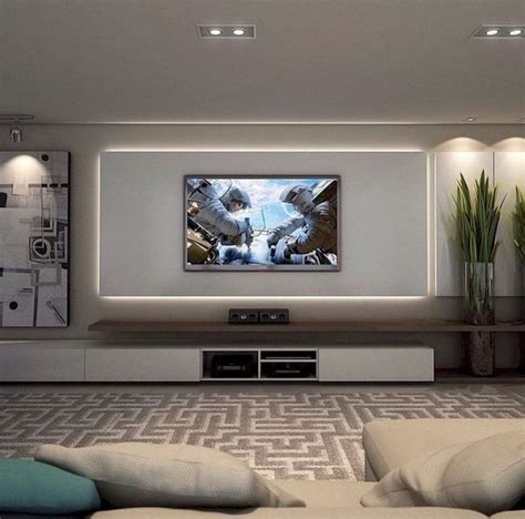 53 Adorable Tv Wall Decor Ideas Roundecor Living Room Decor Tv
