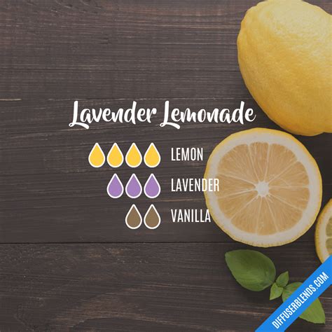 Lavender Lemonade Essential Oil Diffuser Blends Recipes Essential