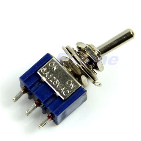 5pcs New 3 Pin Mini Toggle Spdt On On Switch 6a 125vac Mini Switches