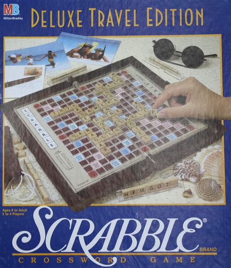Scrabble Deluxe Travel Edition Board Game Team Toyboxes