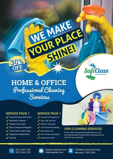 Home And Office Cleaning Service Flyer Ai Free Download Pikbest In