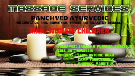 Massage Services Mauritius Vacoas Phoenix