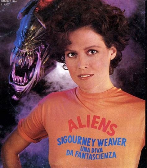Sigourney Weaver Aliens Italian Promo Photo 1986 Sigourney Weaver