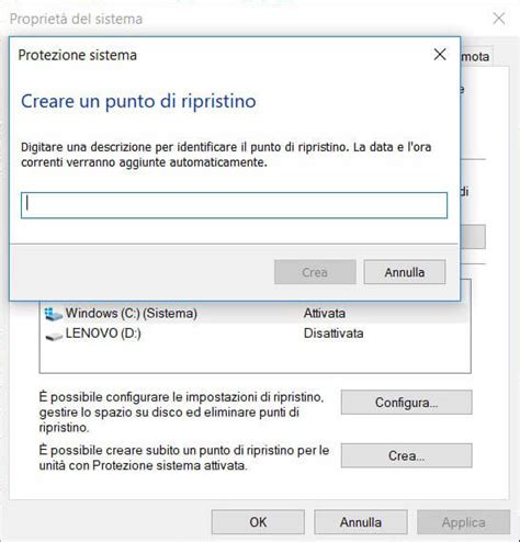 Creare E Controllare Punti Di Ripristino Su Windows 10