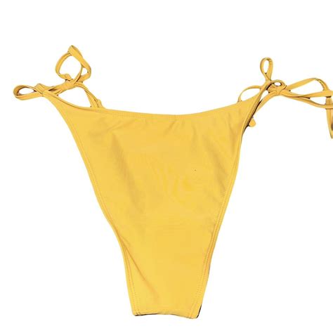 Yellow Bikini Set Super Adjustable Got It From Depop