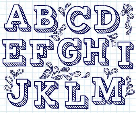 Image Result For How To Draw Fonts By Hand Hand Lettering Fonts Hand
