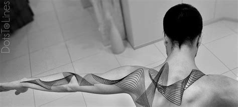 Mar 02, 2021 · it doesn't mean you have to do it all by yourself. Linear Patterns By Chaim Machlev Make Tattoos Flow Over Your Body | Geometric line tattoo, Line ...