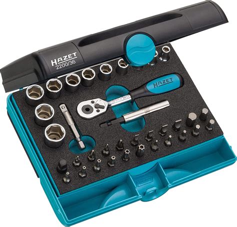 HAZET 2200 36 Socket Set Multi Colour Amazon Co Uk DIY Tools