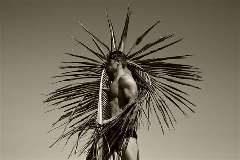 Ricky Cohete Palm One Sepia Nude Limited Edition Photograph For