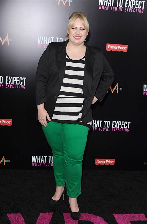 'the year of health' is what rebel wilson has declared here 2020. rebel-wilson-green-dress-weight-loss-embed2-jpg | Take A ...