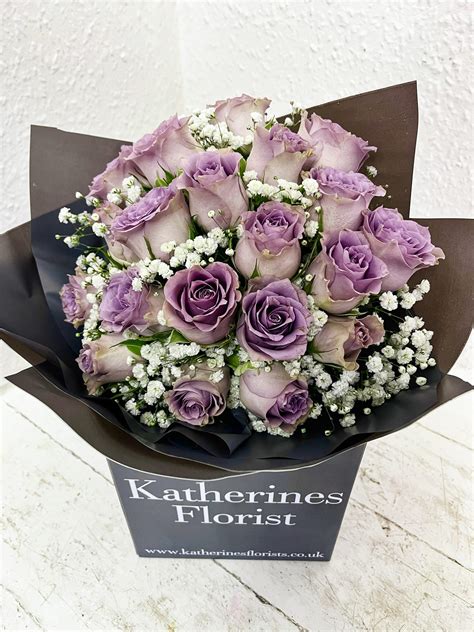Lovely Lilac Roses Bouquet Katherines Florists