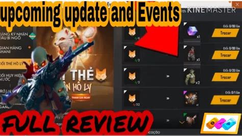 Out of these, gun skins are some of the most important ones. Free fire new upcoming update and events || free fire new ...