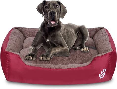 Fristone Dog Beds Large Washable Pet Basket Orthopedic Kennel Bed For