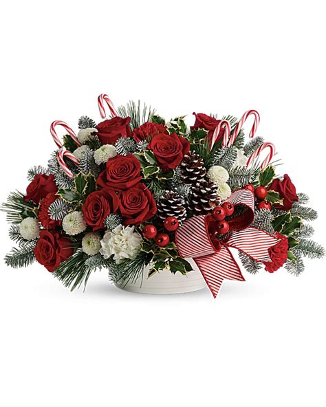 Jolly Candy Cane Bouquet Flower Delivery Roseville Ca Judys Blossom Shop
