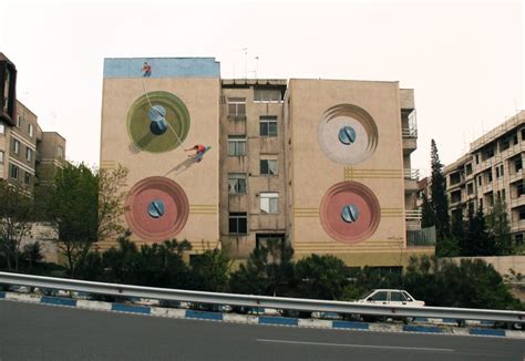 Surreal Mural By Iranian Artist Mehdi Ghadyanloo Materializes On The