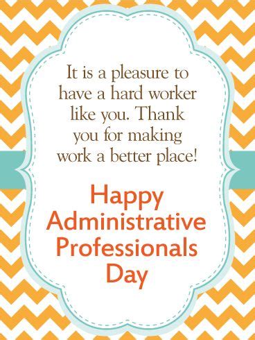 We Are Thankful Happy Administrative Professionals Day Card Birthday