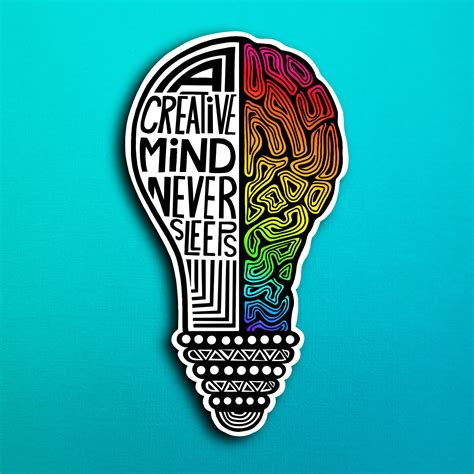 Creative Mind Sticker (WATERPROOF)