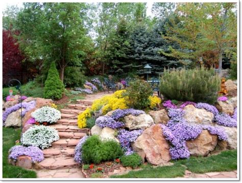 Cool ideas in building and decorating the landscape with stone edging are for granted just on your budget. 30 Beautiful Rock Garden Design Ideas
