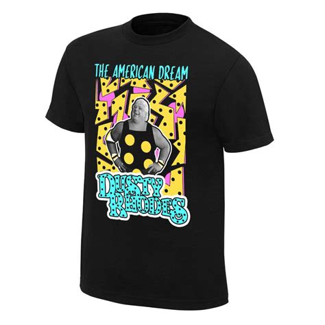This national wrestling association piece is in excellent condition and appears to be deadstock and printed on a cal cru. Official WWE Authentic Dusty Rhodes Neon Collection ...