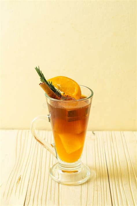 Black Coffee With Orange And Lemon Juice Stock Image Image Of Mixed