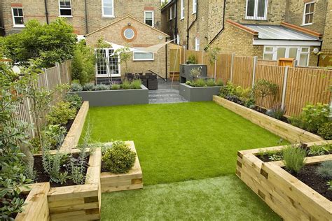 Gorgeous Use Of Timber Back Garden Design Terrace Garden