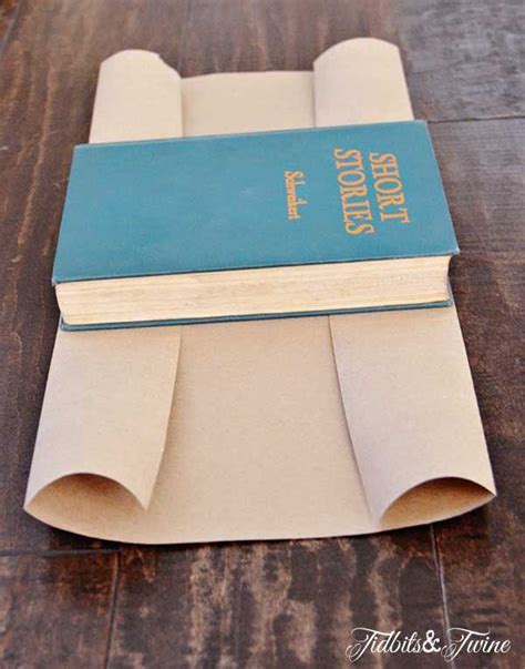 How To Cover A Book With Paper Easy Step By Step Tutorial With Photos