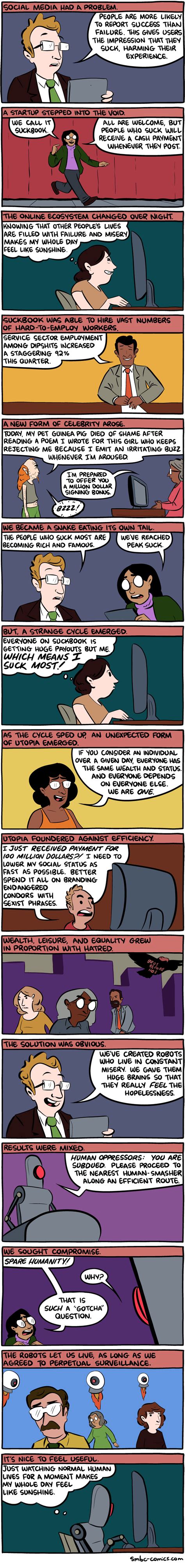 Saturday Morning Breakfast Cereal Social Media Best Funny Pictures