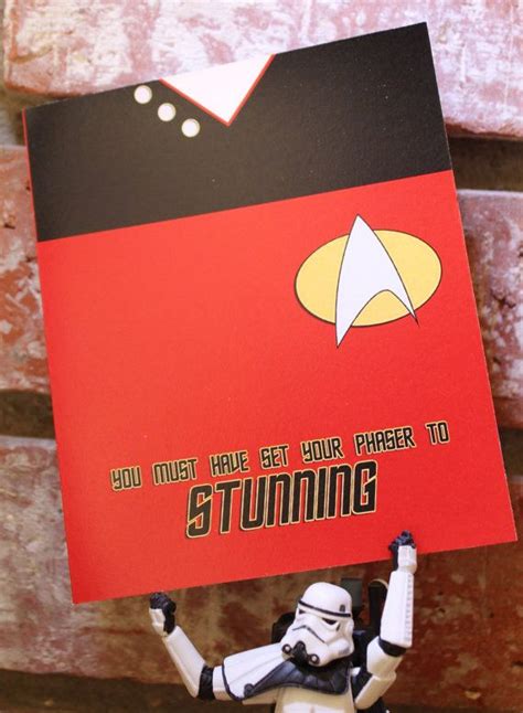 Star Trek Valentine Set Phaser To Stunning By Cardforlife On Etsy