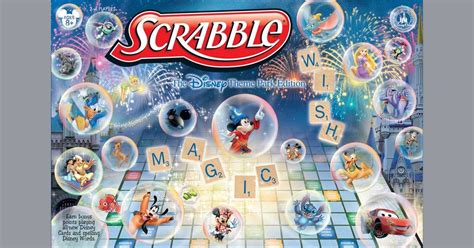 Scrabble Disney Theme Park Edition Board Game Boardgamegeek