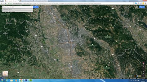 Santa Rosa California Map