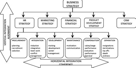 Vertical And Horizontal Integration Of A Functional Strategy In This